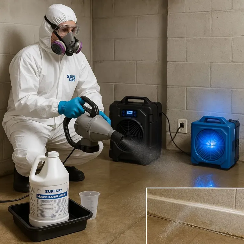 Sanitization and Odor Removal process in Buckfield, ME